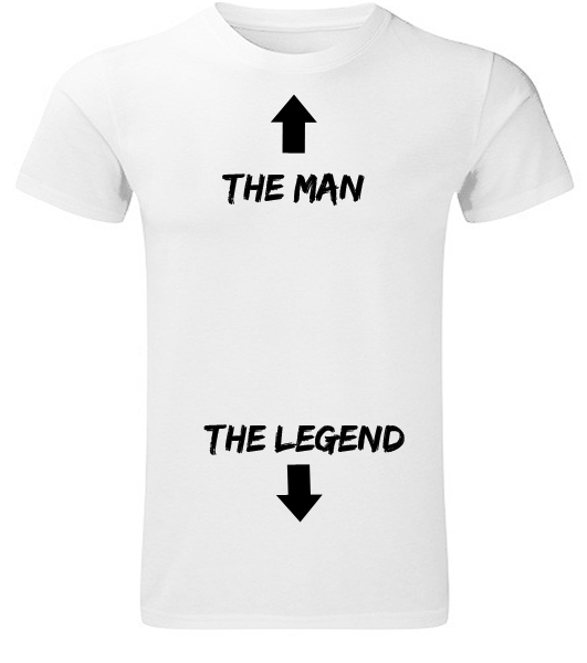 Majice sa stampom natpisom slikom/Bezobrazne majice/the men legend.jpg
